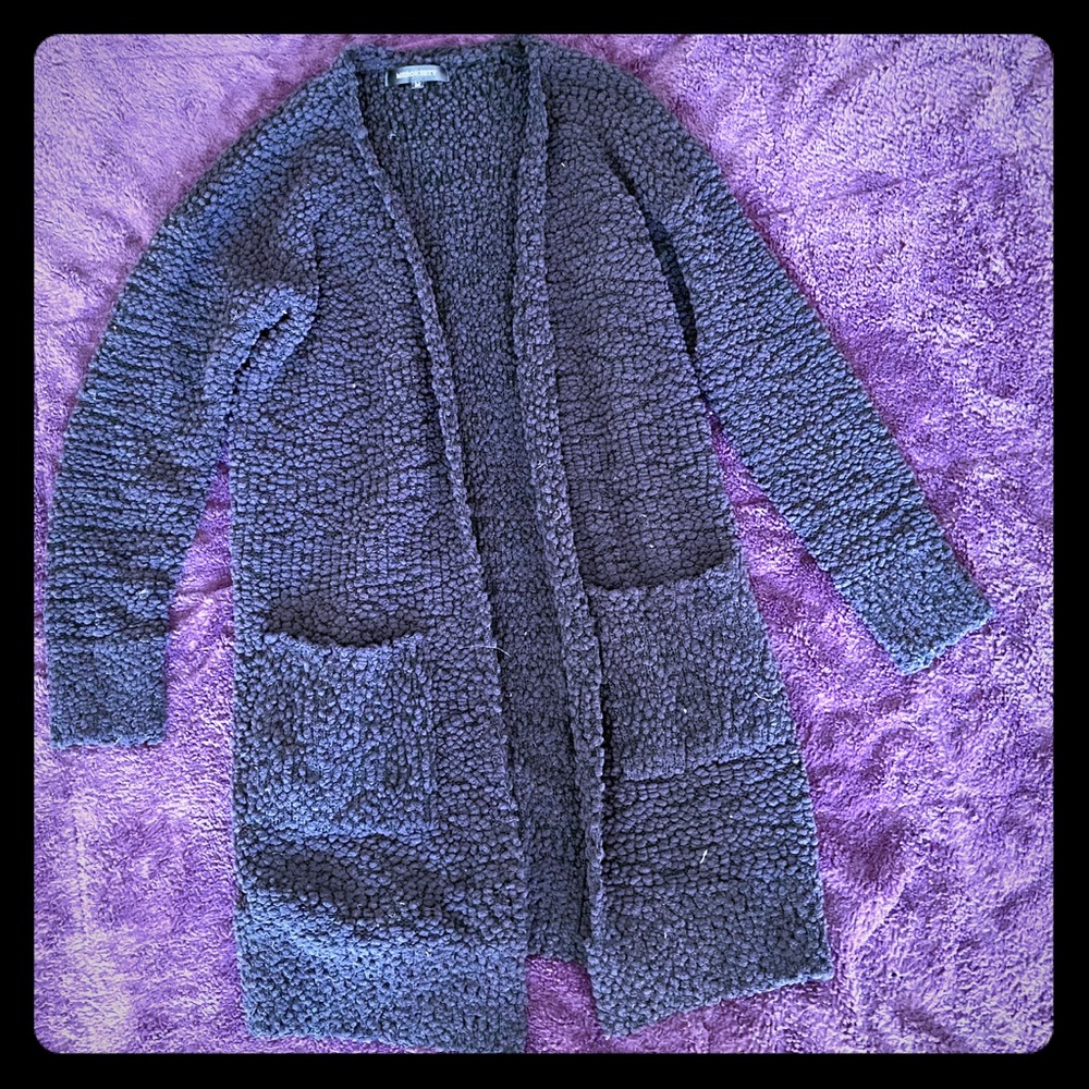 Black Cardigan Soft SIZE M